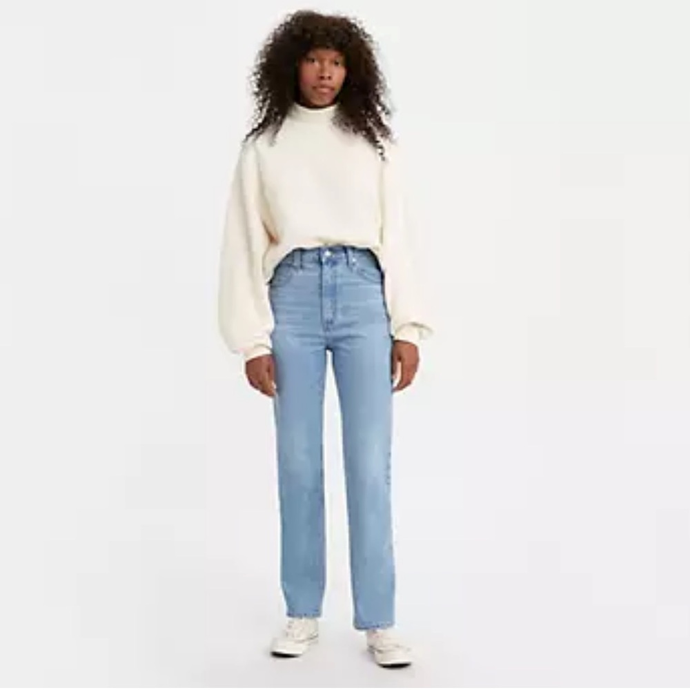 70’s HIGH SLIM STRAIGHT LEVIS SIZE 25 - Picture 1 of 7